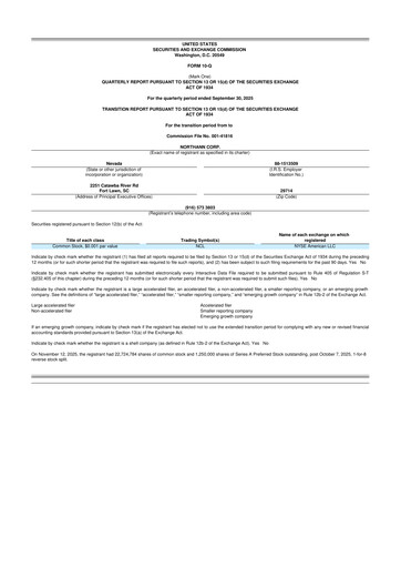 Miniature Northann Corp 10-Q Rapport trimestriel 2025 