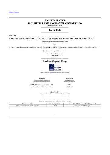 Thumbnail Ladder Capital
 10-K Annual Report 2023