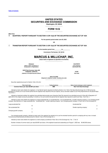 Thumbnail Marcus & Millichap 10-Q Quarterly Report FY2023 