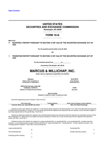 Thumbnail Marcus & Millichap 10-Q Quarterly Report FY2024 