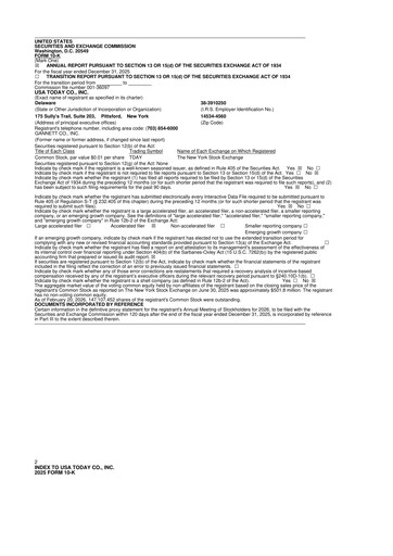 Thumbnail Gannett 10-K Annual Report 