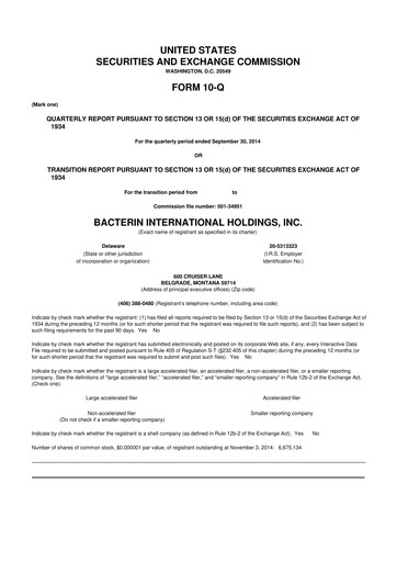 Vorschaubild Xtant Medical 10-Q Quartalsbericht  