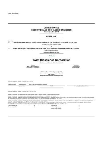 Thumbnail Twist Bioscience
 10-K Annual Report 2025