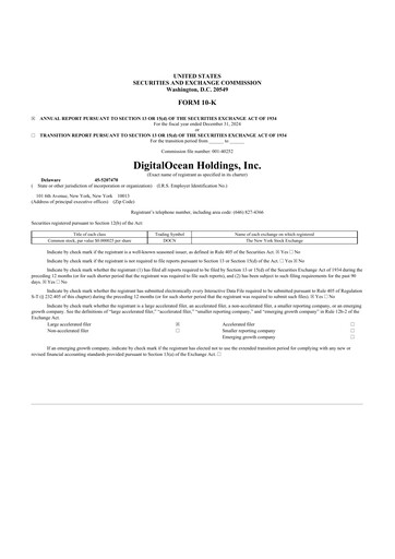 Thumbnail DigitalOcean 10-K Annual Report 2024