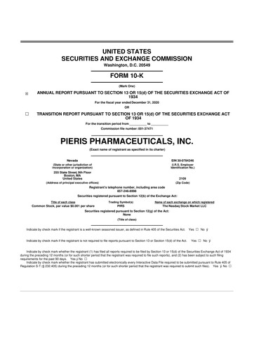 Thumbnail Palvella Therapeutics 10-K Annual Report 2020