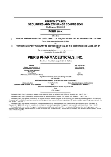 Thumbnail Palvella Therapeutics 10-K Annual Report 2021