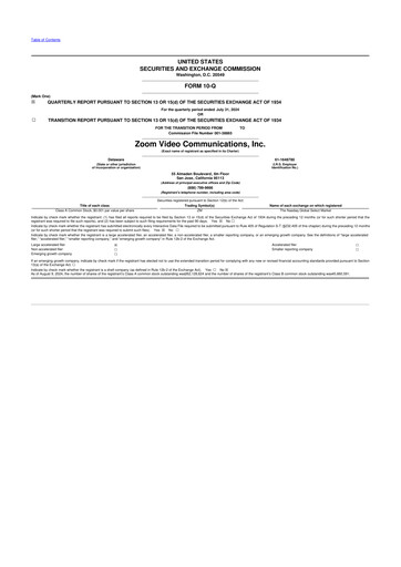 Vorschaubild Zoom 10-Q Quartalsbericht 2025 