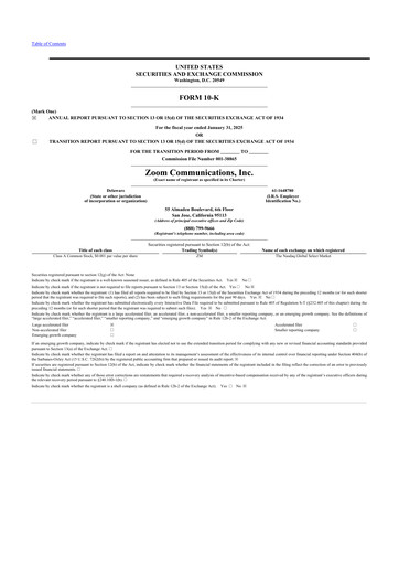 Thumbnail Zoom 10-K Annual Report 2025