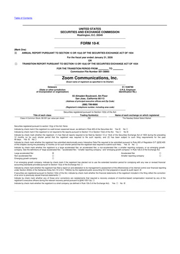 Thumbnail Zoom 10-K Annual Report 2026