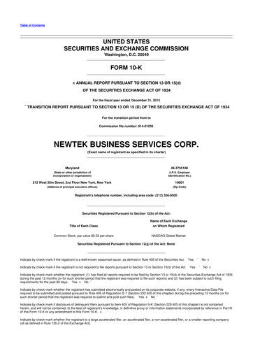 Miniature NewtekOne 10-K Rapport annuel 
