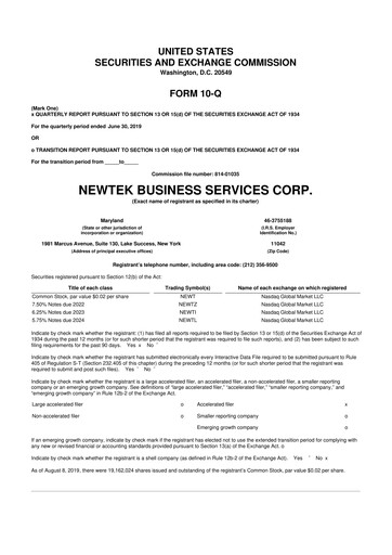 Thumbnail NewtekOne 10-Q Quarterly Report FY 