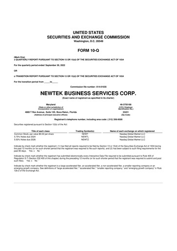 Thumbnail NewtekOne 10-Q Quarterly Report FY2022 