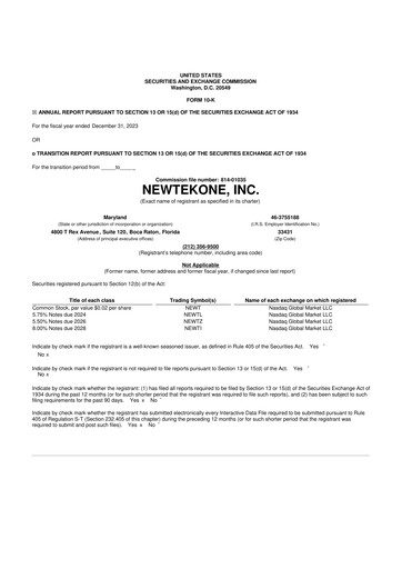 Miniature NewtekOne 10-K Rapport annuel 2023