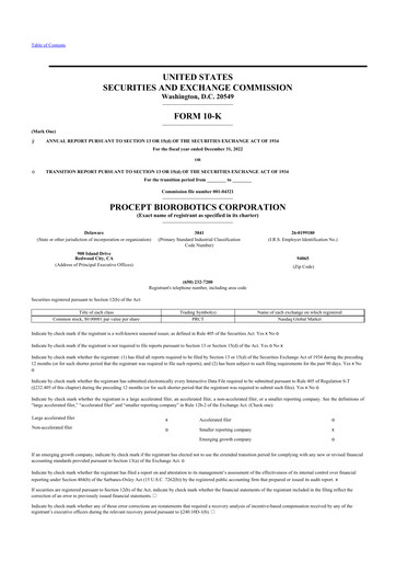 Thumbnail PROCEPT BioRobotics 10-K Annual Report 2022