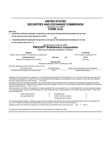 Thumbnail PROCEPT BioRobotics 10-Q Quarterly Report FY2024 