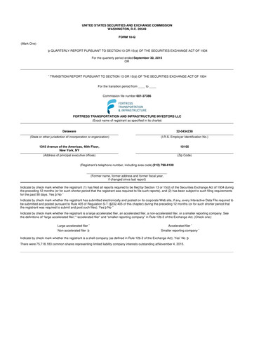 Thumbnail FTAI Aviation 10-Q Quarterly Report FY2015 