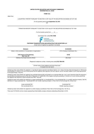 Thumbnail FTAI Aviation 10-Q Quarterly Report FY2016 
