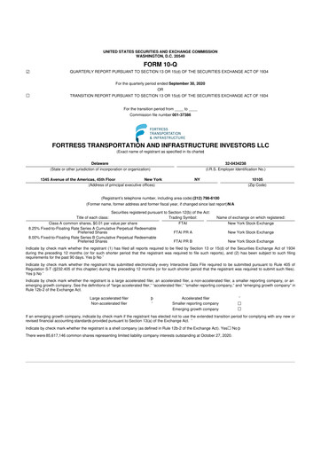 Thumbnail FTAI Aviation 10-Q Quarterly Report FY2020 