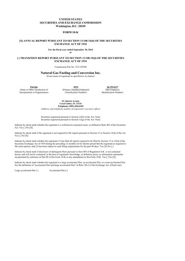 Thumbnail American Resources Corp 10-K Annual Report 2014