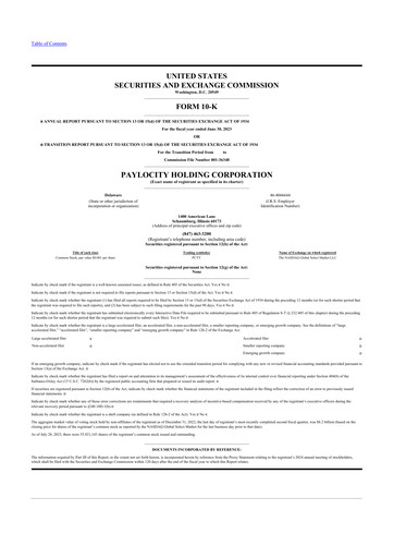 Thumbnail Paylocity 10-K Annual Report 2023