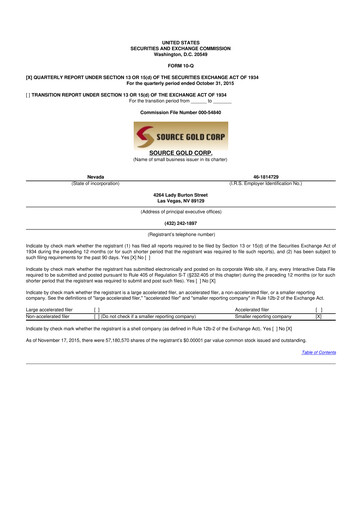 Thumbnail Golden Matrix Group 10-Q Quarterly Report FY2016 