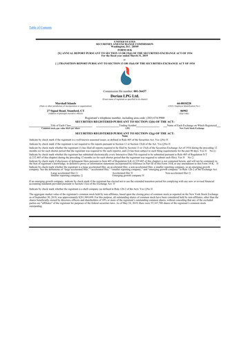 Thumbnail Dorian LPG
 10-K Annual Report 2019