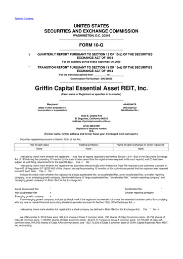 Thumbnail Peakstone Realty Trust 10-Q Quarterly Report FY2019 