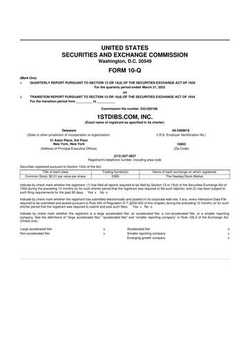 Vorschaubild 1stdibs.com 10-Q Quartalsbericht 2022 