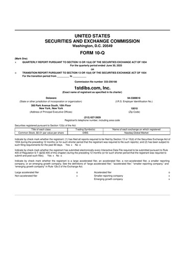 Vorschaubild 1stdibs.com 10-Q Quartalsbericht 2025 