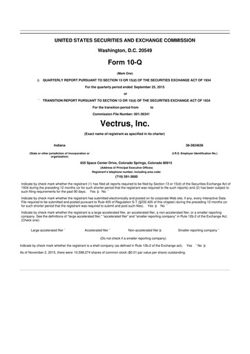 Thumbnail V2X 10-Q Quarterly Report FY2015 