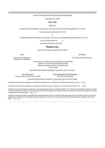 Vorschaubild V2X 10-K Jahresbericht 2018