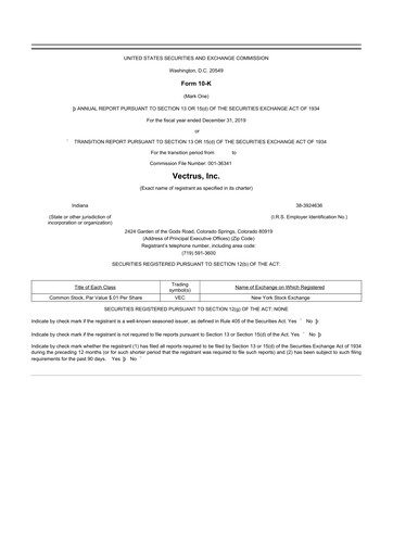 Vorschaubild V2X 10-K Jahresbericht 2019