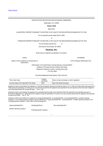Thumbnail V2X 10-Q Quarterly Report FY2020 