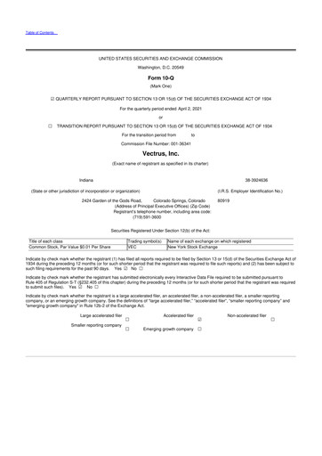 Thumbnail V2X 10-Q Quarterly Report FY2021 