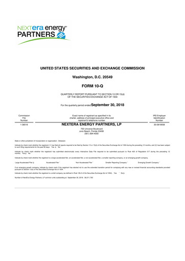 Thumbnail XPLR Infrastructure 10-Q Quarterly Report FY2018 