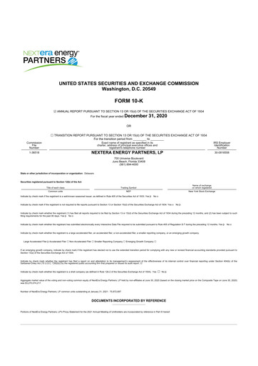 Vorschaubild XPLR Infrastructure 10-K Jahresbericht 2020