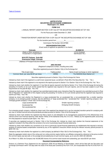 Vorschaubild GrowGeneration
 10-K Jahresbericht 