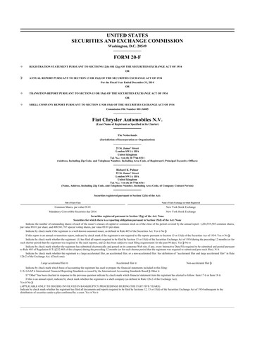 Thumbnail Stellantis 20-F Annual Report 