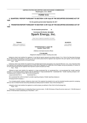 Miniature Via Renewables 10-Q Rapport trimestriel 2017 