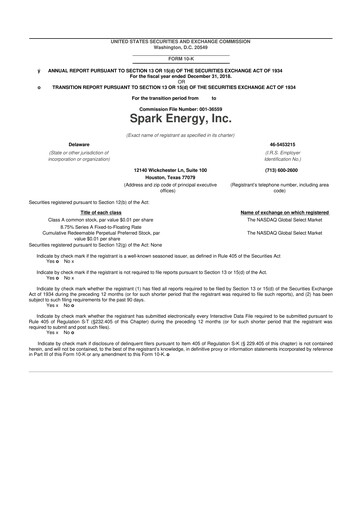 Miniature Via Renewables 10-K Rapport annuel 2018