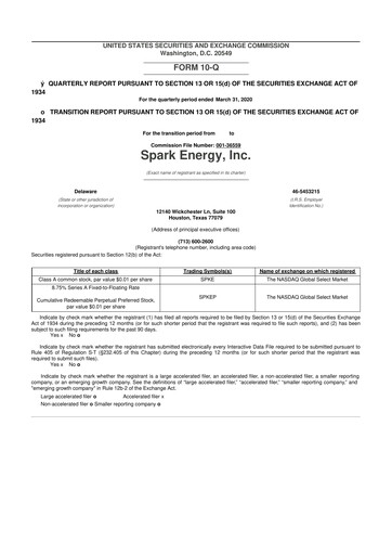 Miniature Via Renewables 10-Q Rapport trimestriel 2020 