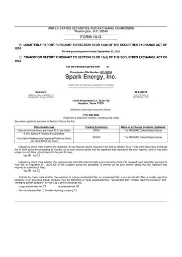 Miniature Via Renewables 10-Q Rapport trimestriel 2020 
