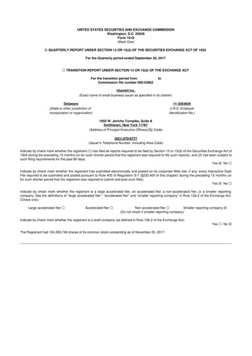 Thumbnail Nutex Health 10-Q Quarterly Report FY2017 