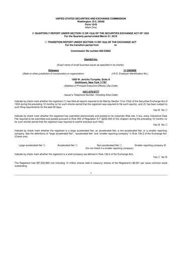 Thumbnail Nutex Health 10-Q Quarterly Report FY2019 