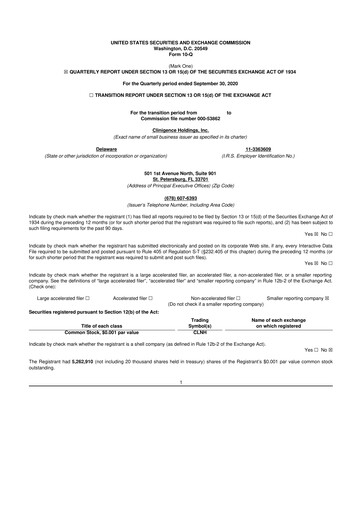 Thumbnail Nutex Health 10-Q Quarterly Report FY2020 