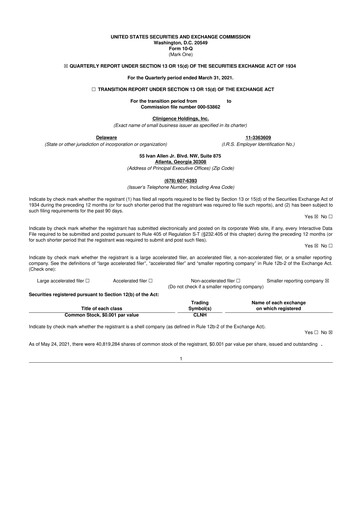 Thumbnail Nutex Health 10-Q Quarterly Report FY2021 