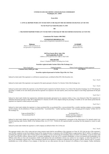 Thumbnail Nutex Health 10-K Annual Report 2021