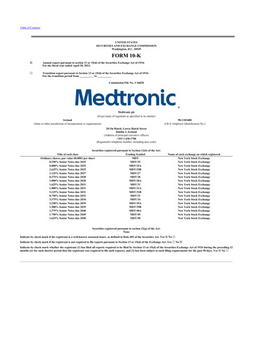 Thumbnail Medtronic 10-K Annual Report 2023