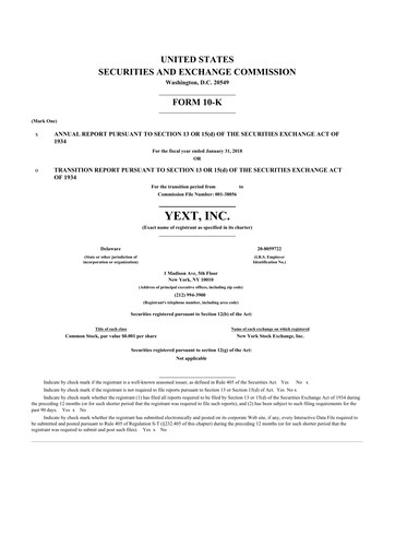 Thumbnail Yext 10-K Annual Report 2018