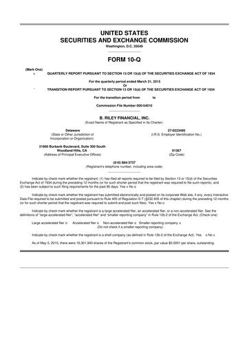 Thumbnail BRC Group Holdings 10-Q Quarterly Report FY2015 